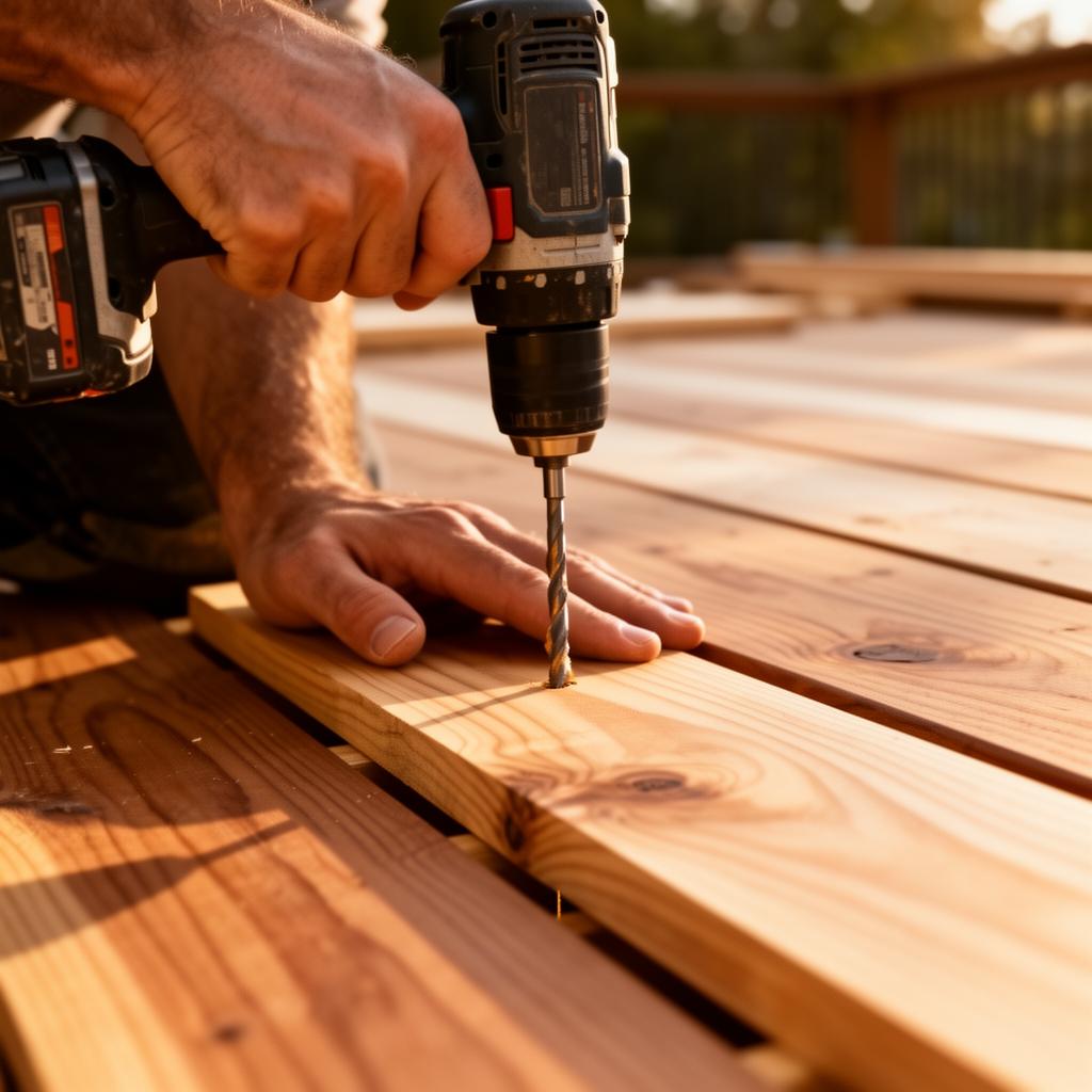 Master carpenter at work